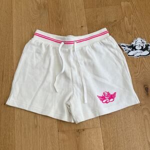 Boys Lie Shorts Pink Cherub University Size S White Pink